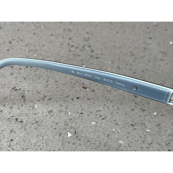 VANNI Eyeglasses FRAMES ONLY V824 C46 53/15/140 BLUE & RED full rim rectangle - Picture 9 of 14